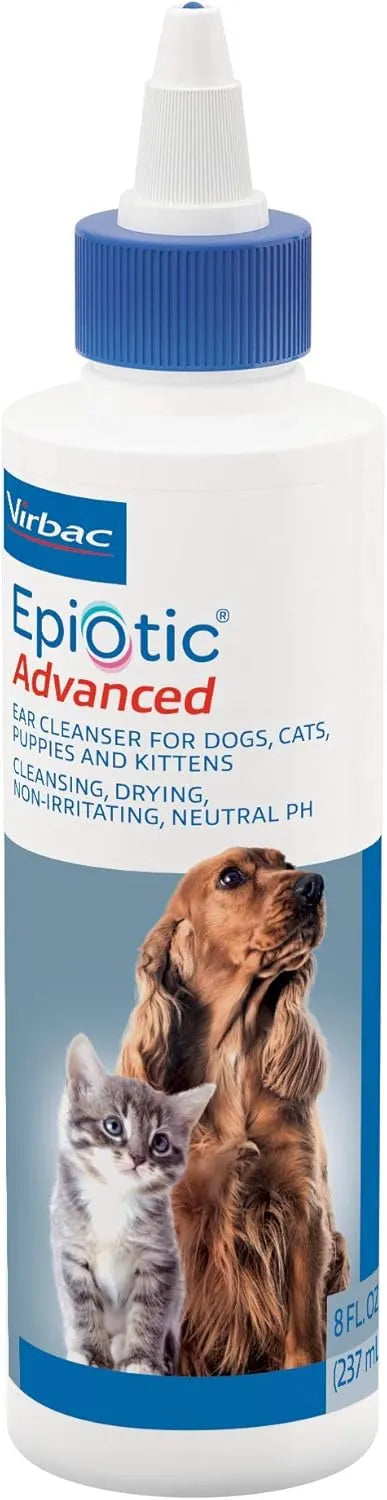 VIRBAC - Virbac Epi-Otic Advanced Ear Cleanser For Dogs and Cats 8 Fl.Oz. - The Red Vitamin MX - Cuidado Del Oído De Perros - {{ shop.shopifyCountryName }}
