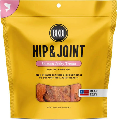 BIXBI - BIXBI Hip & Joint Support Salmon Jerky Dog Treats 263Gr. - The Red Vitamin MX - Cuidado De Cadera Y Articulaciones Para Perros - {{ shop.shopifyCountryName }}