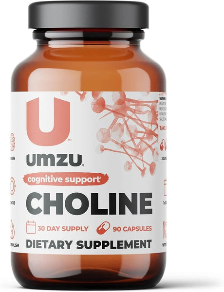 UMZU - UMZU Choline Supplement for Cognitive and Hormonal Support 90 Capsulas - The Red Vitamin MX - Suplementos Alimenticios - {{ shop.shopifyCountryName }}