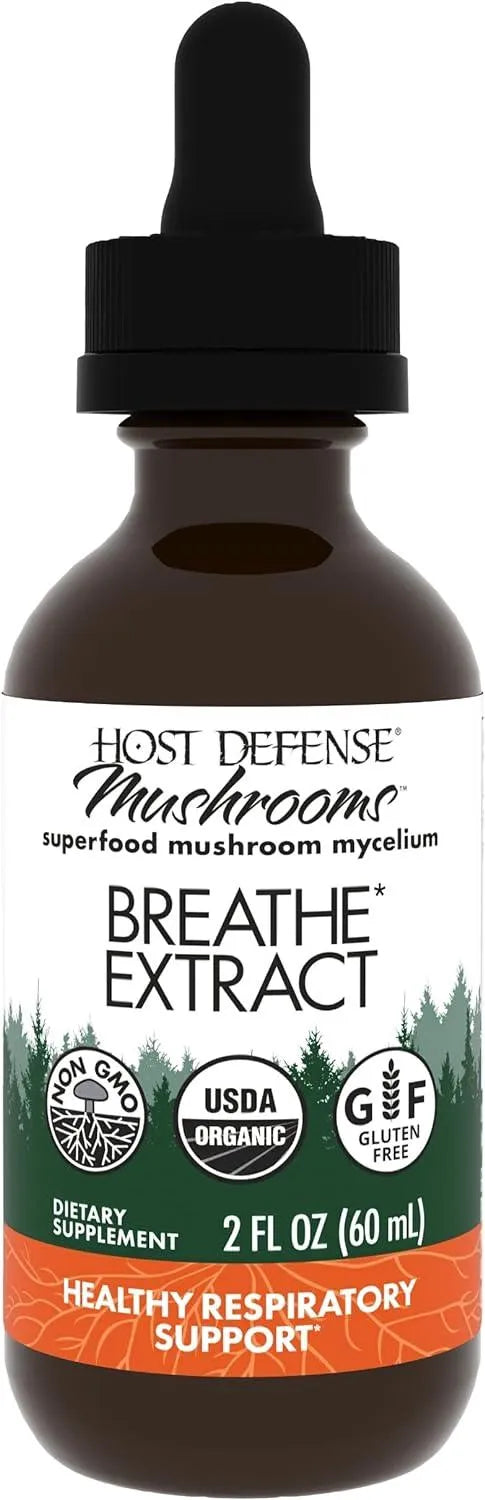 HOST DEFENSE - Host Defense Breathe Extract Immune & Respiratory Support 2 Fl.Oz. - The Red Vitamin MX - Suplementos Alimenticios - {{ shop.shopifyCountryName }}