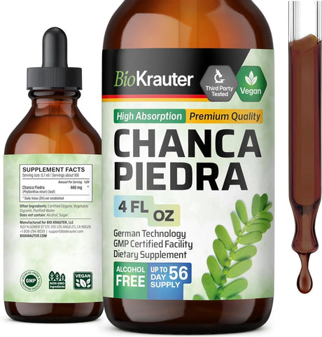 BIOKRAUTER - BIO KRAUTER Chanca Piedra Tincture 4 Fl.Oz. - The Red Vitamin MX - Suplementos Alimenticios - {{ shop.shopifyCountryName }}