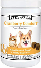 VET CLASSICS - Vet Classics Cranberry Comfort Urinary Tract Pet Supplement for Dogs 120 Masticables - The Red Vitamin MX - Salud De Tracto Urinario Para Perros - {{ shop.shopifyCountryName }}