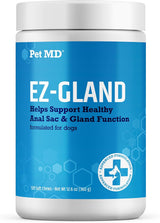 Pet MD EZ Gland Dog Anal Gland Chews with Pumpkin and Fiber 120 Masticables