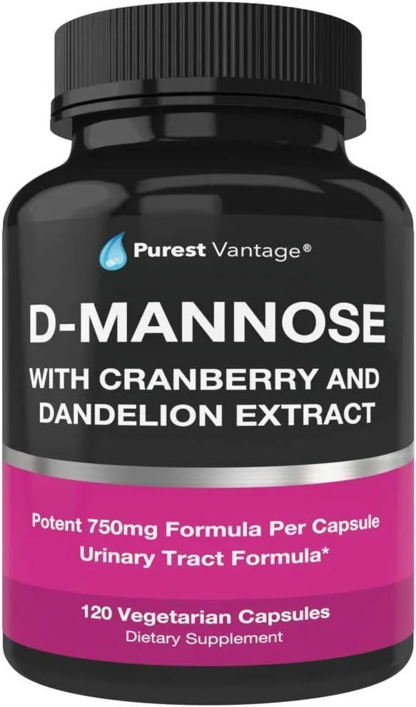 PUREST VANTAGE - Purest Vantage D Mannose 600Mg. 120 Capsulas - The Red Vitamin MX - Suplementos Alimenticios - {{ shop.shopifyCountryName }}