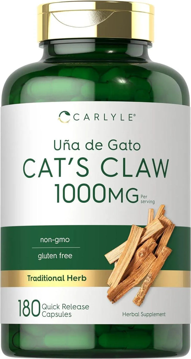 CARLYLE - Carlyle Cat's Claw 1000Mg. 180 Capsulas - The Red Vitamin MX - Suplementos Alimenticios - {{ shop.shopifyCountryName }}