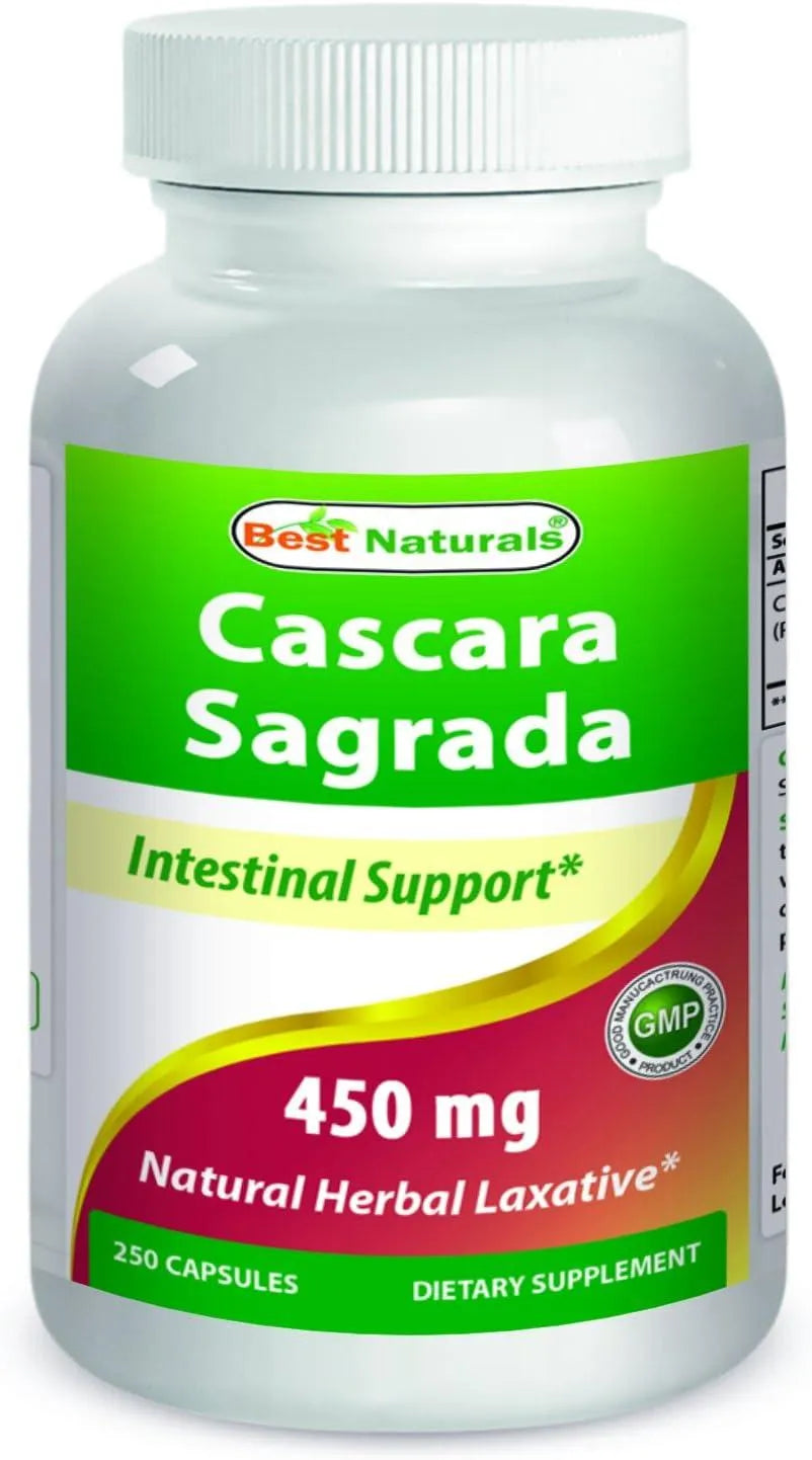 BEST NATURALS - Best Naturals Cascara Sagrada 450Mg. 250 Capsulas - The Red Vitamin MX - Suplementos Alimenticios - {{ shop.shopifyCountryName }}