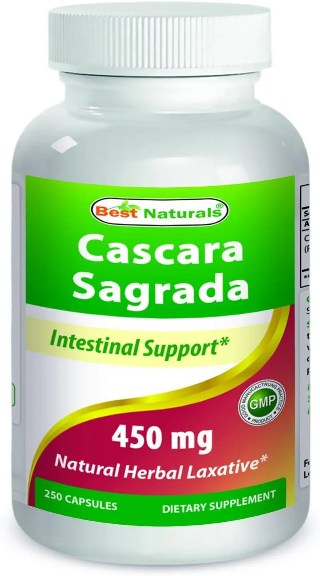 BEST NATURALS - Best Naturals Cascara Sagrada 450Mg. 250 Capsulas - The Red Vitamin MX - Suplementos Alimenticios - {{ shop.shopifyCountryName }}