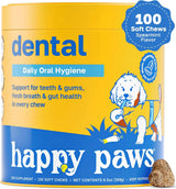 HAPPY PAWS - Happy Paws Dental Chews for Dogs Spearmint Flavor 100 Masticables - The Red Vitamin MX - Cuidado Dental Para Perros - {{ shop.shopifyCountryName }}