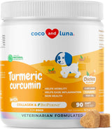 COCO AND LUNA - Coco and Luna Turmeric Curcumin for Dogs 90 Masticables - The Red Vitamin MX - Cuidado De Cadera Y Articulaciones Para Perros - {{ shop.shopifyCountryName }}