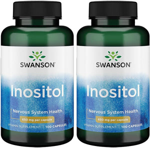 Swanson Inositol 650Mg. 200 Capsulas