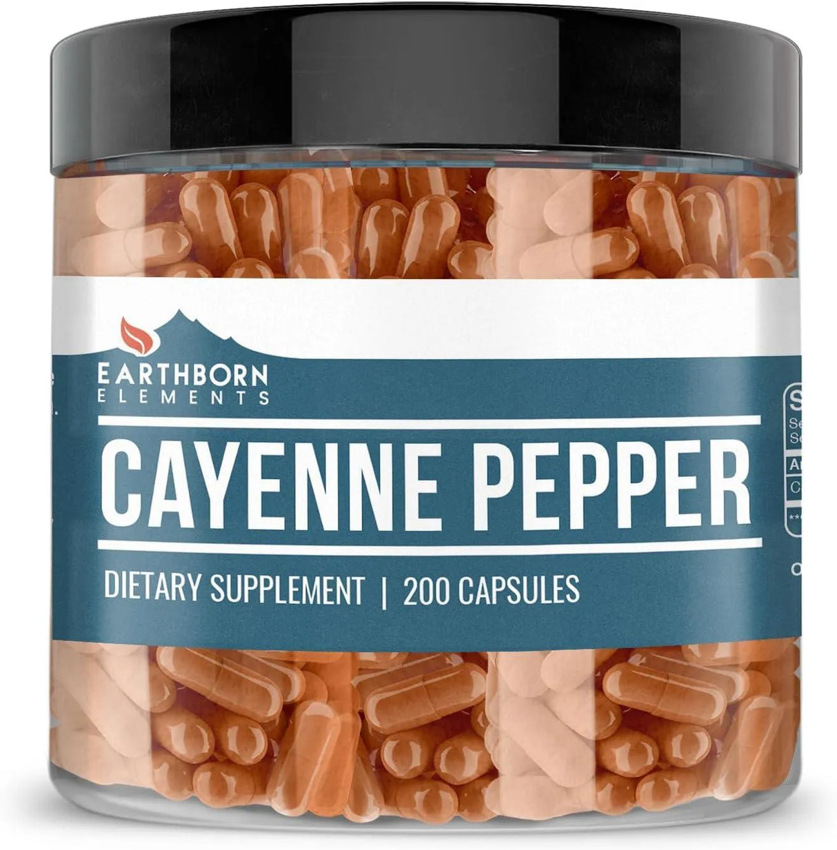 EARTHBORN ELEMENTS - Earthborn Elements Cayenne Pepper 200 Capsulas - The Red Vitamin MX - Suplementos Alimenticios - {{ shop.shopifyCountryName }}