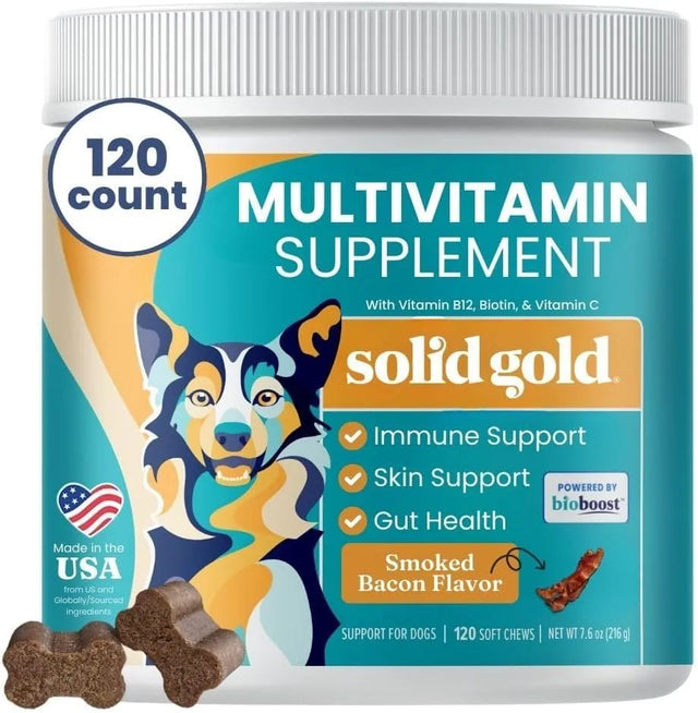 The Red Vitamin MX - Solid Gold Dog Multivitamin Bacon Flavor 120 Masticables - The Red Vitamin MX - SOLID GOLD - {{ shop.shopifyCountryName }}