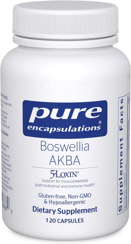 PURE ENCAPSULATIONS - Pure Encapsulations Boswellia AKBA 120 Capsulas - The Red Vitamin MX - Suplementos Alimenticios - {{ shop.shopifyCountryName }}