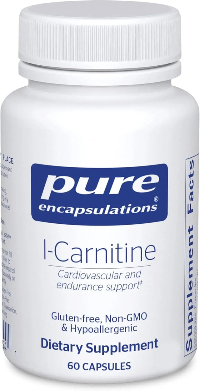 PURE ENCAPSULATIONS - Pure Encapsulations L-Carnitine 60 Capsulas - The Red Vitamin MX - Suplementos Alimenticios - {{ shop.shopifyCountryName }}