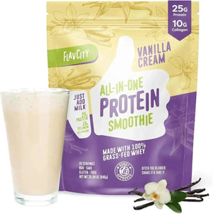 FLAVCITY - FlavCity Protein Powder Smoothie Grass-Fed Vanilla 846Gr. - The Red Vitamin MX - Suplementos Alimenticios - {{ shop.shopifyCountryName }}