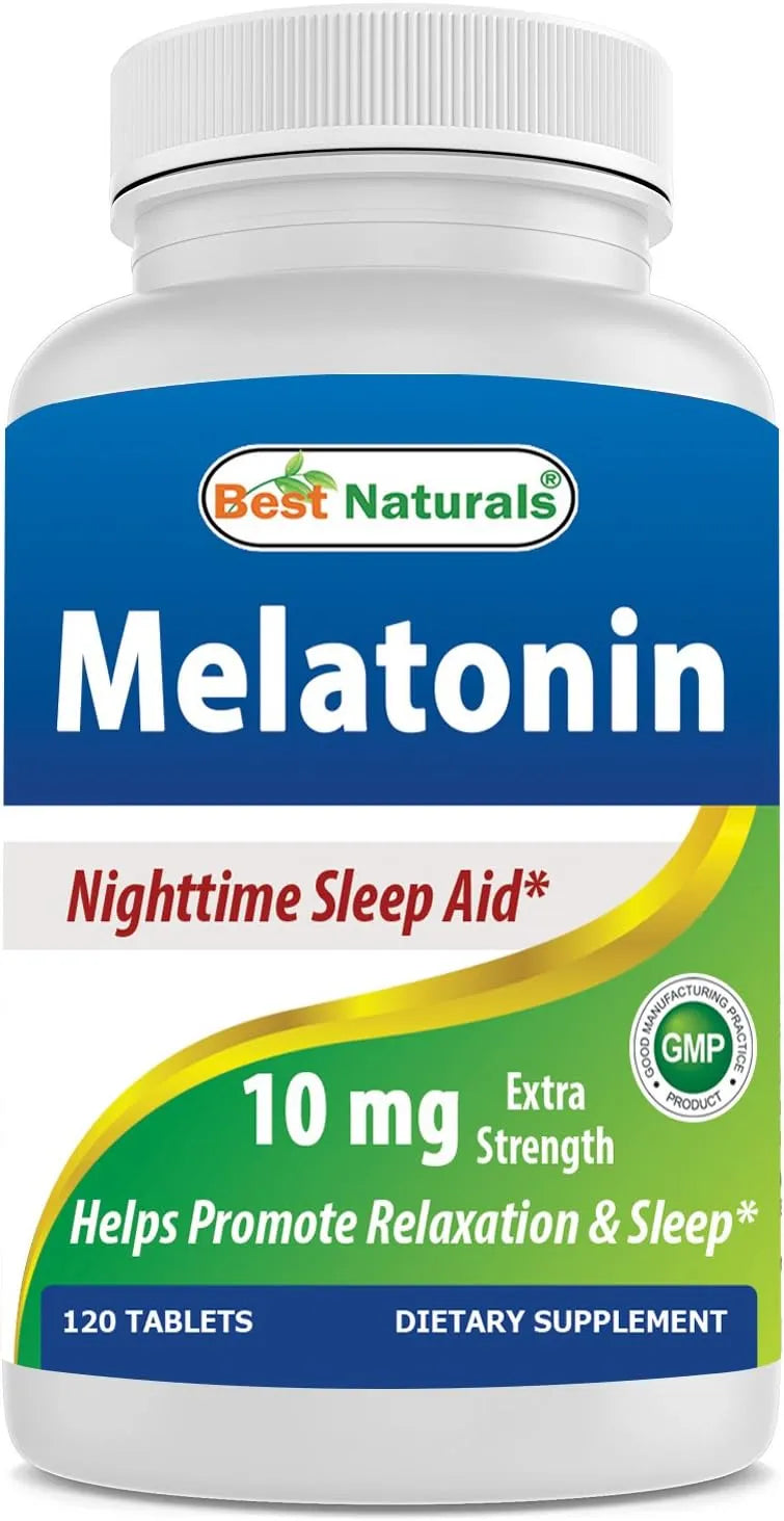 BEST NATURALS - Best Naturals Melatonin 10Mg. 120 Tabletas - The Red Vitamin MX - Suplementos Alimenticios - {{ shop.shopifyCountryName }}