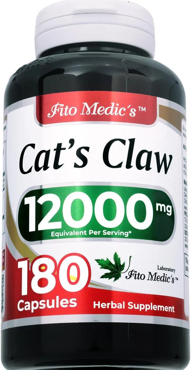 FITO MEDIC´S - FITO MEDIC'S Cats Claw Herbal Supplement 180 Capsulas - The Red Vitamin MX - Suplementos Alimenticios - {{ shop.shopifyCountryName }}