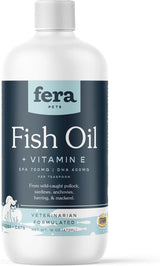 FERA PETS - Fera Pet Organics Omega 3 Wild Caught Fish Oil for Dogs & Cats 16 Fl.Oz. - The Red Vitamin MX - Aceite De Pescado Para Perros - {{ shop.shopifyCountryName }}