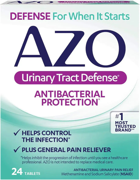 AZO - AZO Urinary Tract Defense Antibacterial Protection 24 Tabletas - The Red Vitamin MX - Suplementos Alimenticios - {{ shop.shopifyCountryName }}