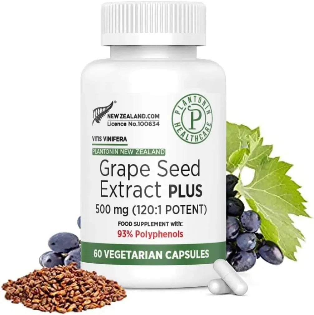 PLANTONIN - Plantonin Grape Seed Extract 500Mg. 60 Capsulas - The Red Vitamin MX - Suplementos Alimenticios - {{ shop.shopifyCountryName }}