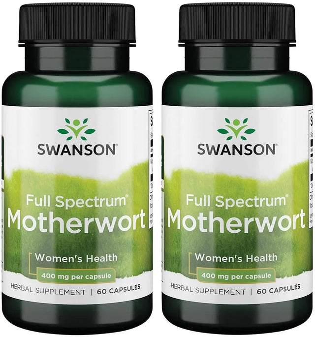 SWANSON - Swanson Motherwort 400Mg. 60 Capsulas 2 Pack - The Red Vitamin MX - Suplementos Alimenticios - {{ shop.shopifyCountryName }}
