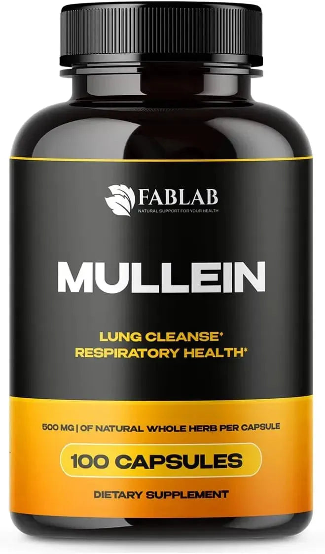 FABLAB - FabLab Mullein Leaf 500Mg. 100 Capsulas - The Red Vitamin MX - Suplementos Alimenticios - {{ shop.shopifyCountryName }}