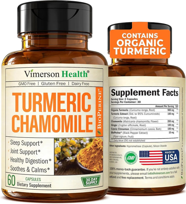 VIMERSON HEALTH - Vimerson Health Chamomile 60 Capsulas - The Red Vitamin MX - Suplementos Alimenticios - {{ shop.shopifyCountryName }}