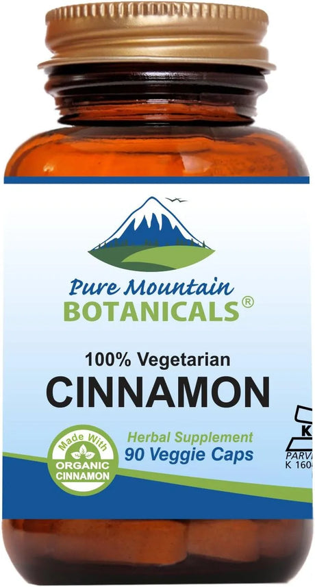 PURE MOUNTAIN BOTANICALS - Pure Mountain Botanicals Cinnamon 1000Mg. 90 Capsulas - The Red Vitamin MX - Suplementos Alimenticios - {{ shop.shopifyCountryName }}