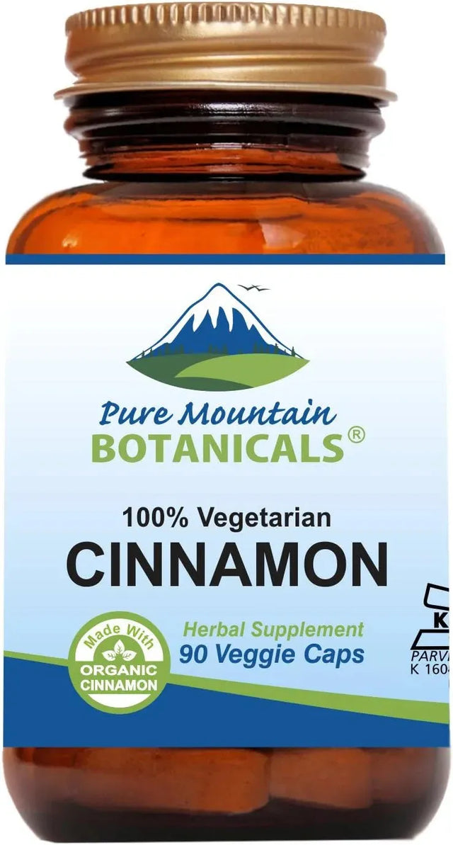 PURE MOUNTAIN BOTANICALS - Pure Mountain Botanicals Cinnamon 1000Mg. 90 Capsulas - The Red Vitamin MX - Suplementos Alimenticios - {{ shop.shopifyCountryName }}