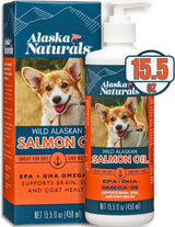 ALASKA NATURALS - Alaska Naturals Wild Alaskan Salmon Fish Oil 15.5 Fl.Oz. - The Red Vitamin MX - Aceite De Pescado Para Perros - {{ shop.shopifyCountryName }}