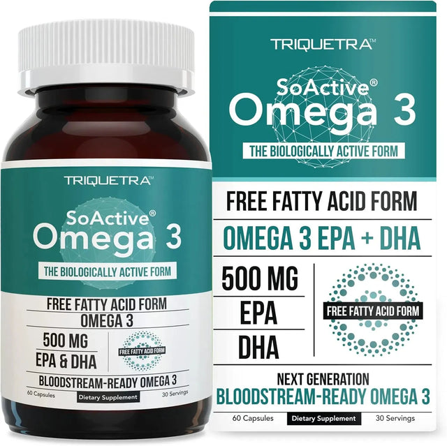 TRIQUETRA - Triquetra SoActive Omega 3 EPA & DHA 60 Capsulas - The Red Vitamin MX - Suplementos Alimenticios - {{ shop.shopifyCountryName }}