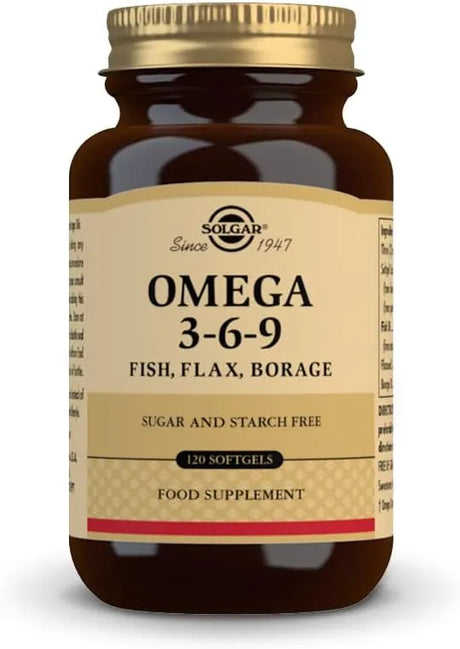 SOLGAR - Solgar Omega 3-6-9 1,300Mg. 120 Capsulas Blandas - The Red Vitamin MX - Suplementos Alimenticios - {{ shop.shopifyCountryName }}