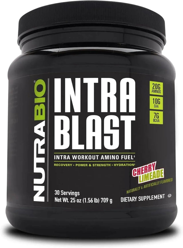 NUTRABIO - NutraBio Intra Blast BCAA EAA 30 Servicios Cherry Limeade 709Gr. - The Red Vitamin MX - Suplementos Alimenticios - {{ shop.shopifyCountryName }}