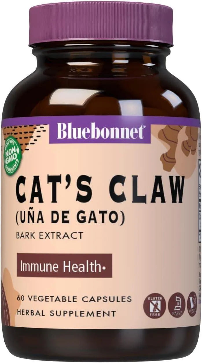 BLUEBONNET NUTRITION - BlueBonnet Cat's Claw Bark Extract 60 Capsulas - The Red Vitamin MX - Suplementos Alimenticios - {{ shop.shopifyCountryName }}