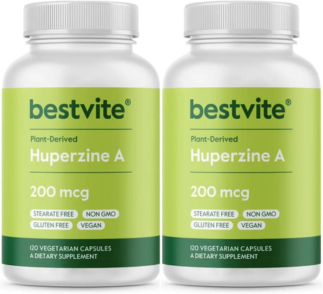 BESTVITE - BESTVITE Huperzine A 200mcg 120 Capsulas 2 Pack - The Red Vitamin MX - Suplementos Alimenticios - {{ shop.shopifyCountryName }}