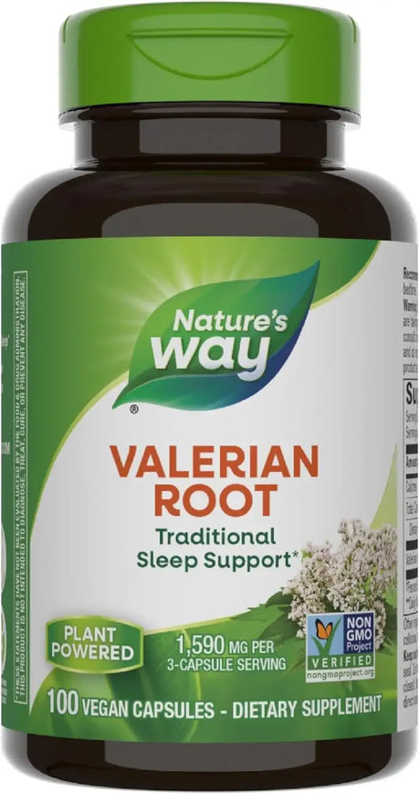 NATURE'S WAY - Nature's Way Valerian Root 100 Capsulas - The Red Vitamin MX - Suplementos Alimenticios - {{ shop.shopifyCountryName }}
