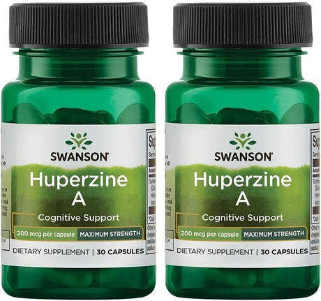 SWANSON - Swanson Huperzine A 200mcg 30 Capsulas 2 Pack - The Red Vitamin MX - Suplementos Alimenticios - {{ shop.shopifyCountryName }}