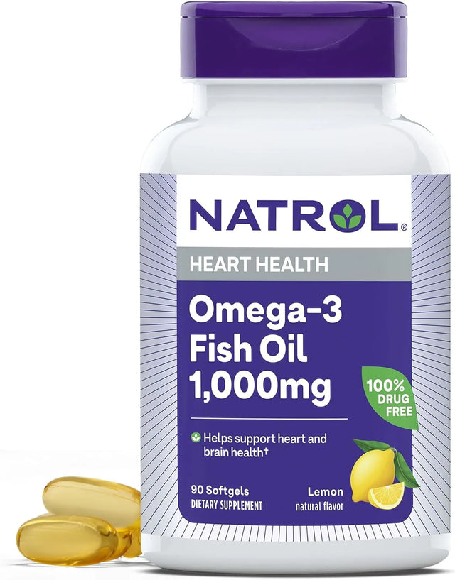 NATROL - Natrol Omega-3 Purified Fish Oil 1000Mg. 90 Capsulas Blandas - The Red Vitamin MX - Suplementos Alimenticios - {{ shop.shopifyCountryName }}