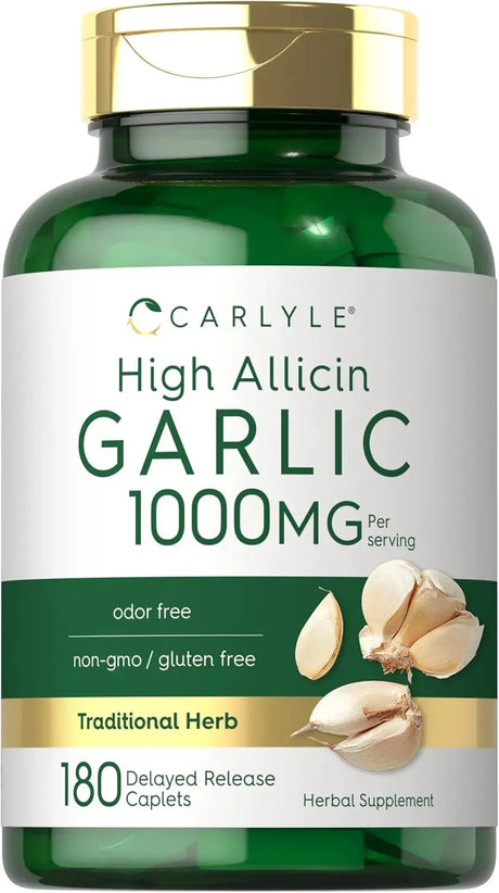 CARLYLE - Carlyle Garlic Supplement with High Allicin 1000Mg. 180 Tabletas - The Red Vitamin MX - Suplementos Alimenticios - {{ shop.shopifyCountryName }}
