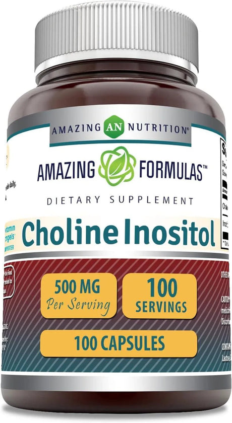 AMAZING FORMULAS - Amazing Formulas Choline & Inositol 500Mg. 100 Capsulas - The Red Vitamin MX - Suplementos Alimenticios - {{ shop.shopifyCountryName }}