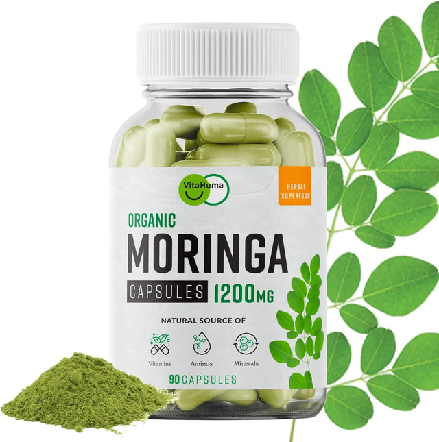 VITAHUMA - VitaHuma Organic Moringa 1200Mg. 90 Capsulas - The Red Vitamin MX - Suplementos Alimenticios - {{ shop.shopifyCountryName }}