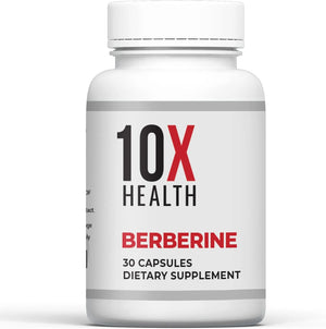 10X HEALTH - 10X Health Berberine 500Mg. 30 Capsulas - The Red Vitamin MX - Suplementos Alimenticios - {{ shop.shopifyCountryName }}