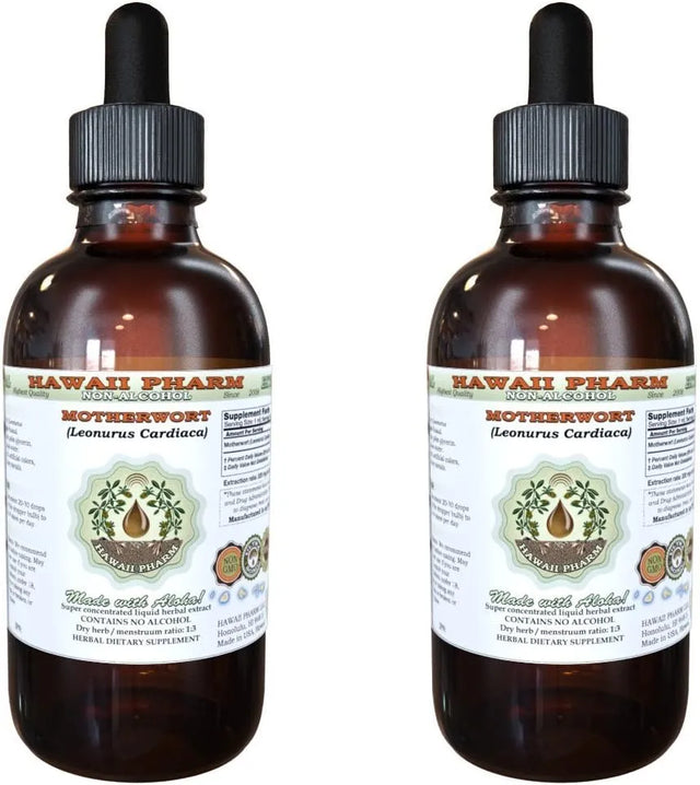 HAWAIIPHARM - Hawaii Pharm Motherwort Alcohol-Free Liquid Extract 2 Fl.Oz. 2 Pack - The Red Vitamin MX - Suplementos Alimenticios - {{ shop.shopifyCountryName }}