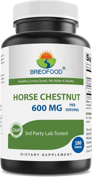 BRIEOFOOD - Brieofood Horse Chestnut Extract 600Mg. 180 Tabletas - The Red Vitamin MX - Suplementos Alimenticios - {{ shop.shopifyCountryName }}