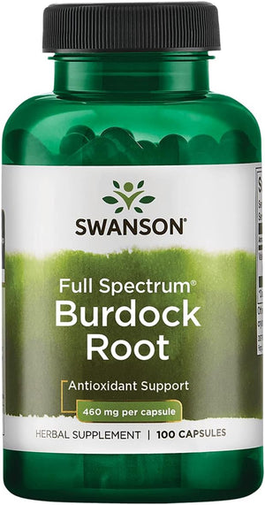 Swanson Burdock Root 460Mg. 100 Capsulas