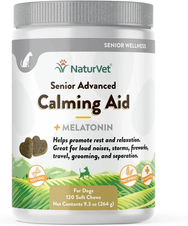 NATURVET - NaturVet Senior Advanced Quiet Moments Calming Aid Dog 120 Masticables - The Red Vitamin MX - Relajantes Para Perros - {{ shop.shopifyCountryName }}