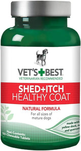 VET'S BEST - Vet's Best Healthy Coat Shed & Itch Relief Dog 50 Tabletas Masticables - The Red Vitamin MX - Remedios Para La Picazón De Perros - {{ shop.shopifyCountryName }}