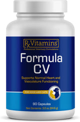Rx Vitamins Formula CVHawthorn Berry Capsules with Taurine for Dogs 90 Capsulas