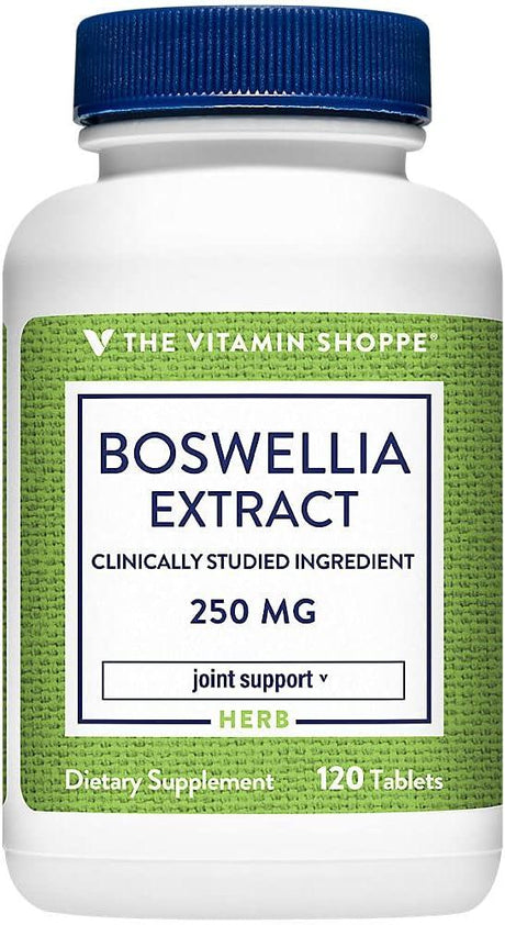 THE VITAMIN SHOPPE - The Vitamin Shoppe Boswellia Serrata 250Mg. 120 Tabletas - The Red Vitamin MX - Suplementos Alimenticios - {{ shop.shopifyCountryName }}