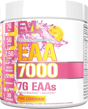 EVLUTION - Evlution Nutrition EAA7000 30 Servicios Pink Lemonade 309Gr. - The Red Vitamin MX - Suplementos Alimenticios - {{ shop.shopifyCountryName }}